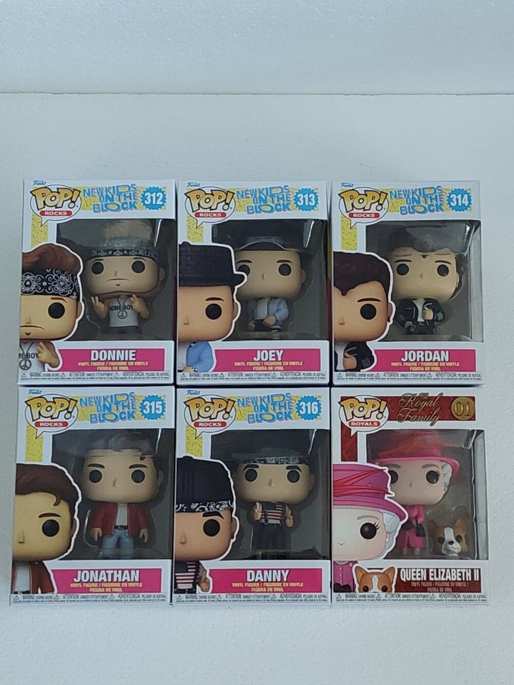 Funko Pop New Kids on the Block NKOTB Full Set